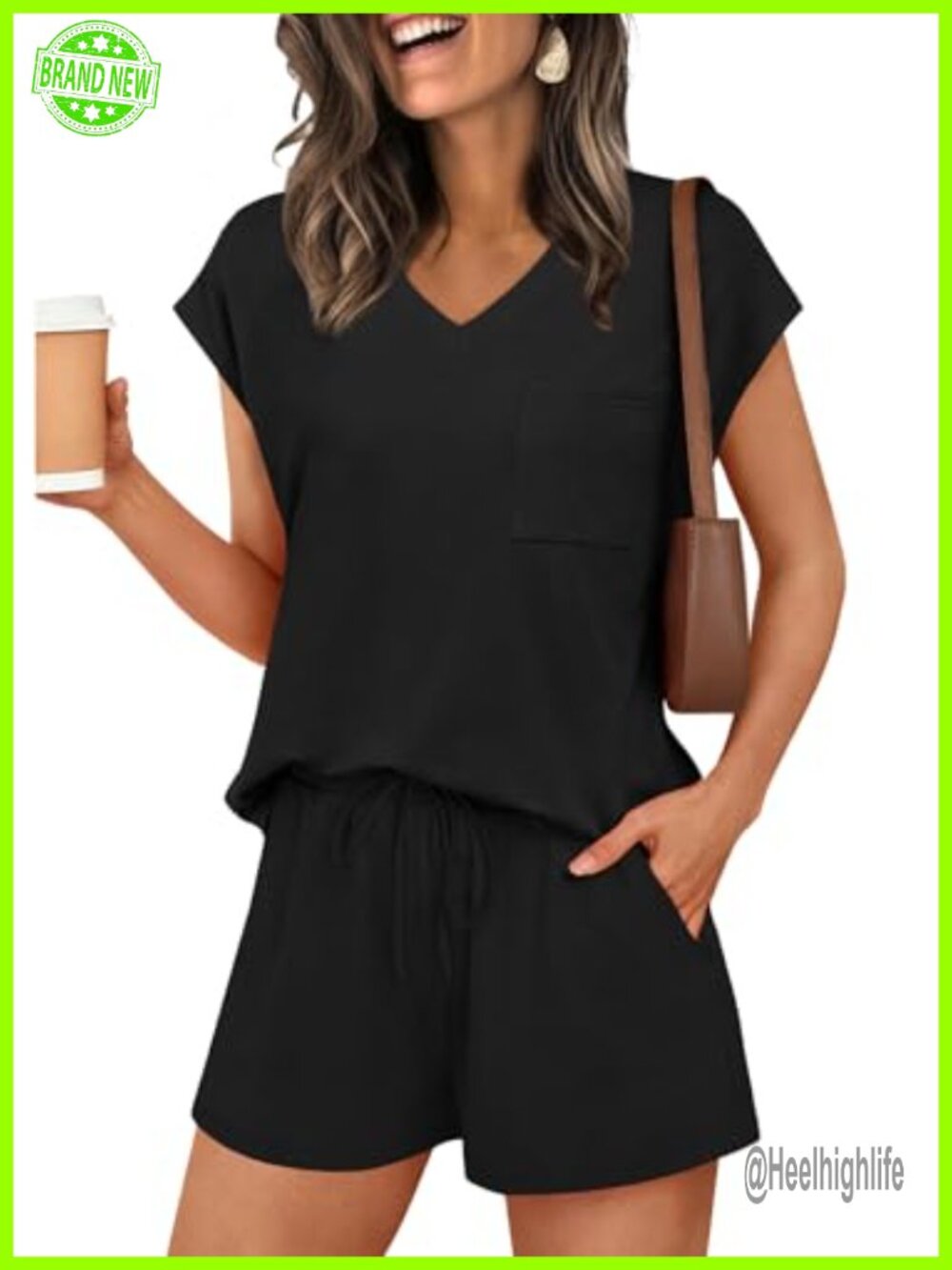 Women's 2 Piece Lounge Set Shorts Pajamas